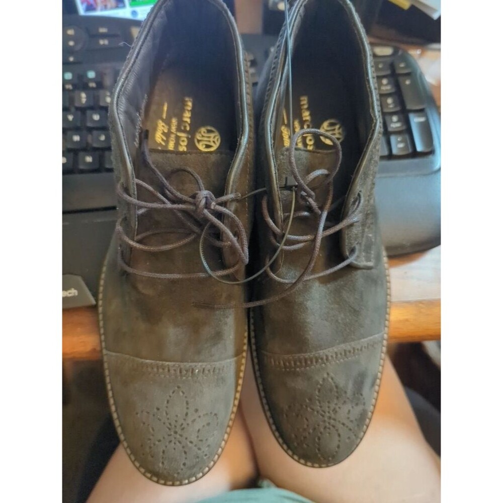 Marc Joseph New York Gold Collection Suede Shoes NWOT